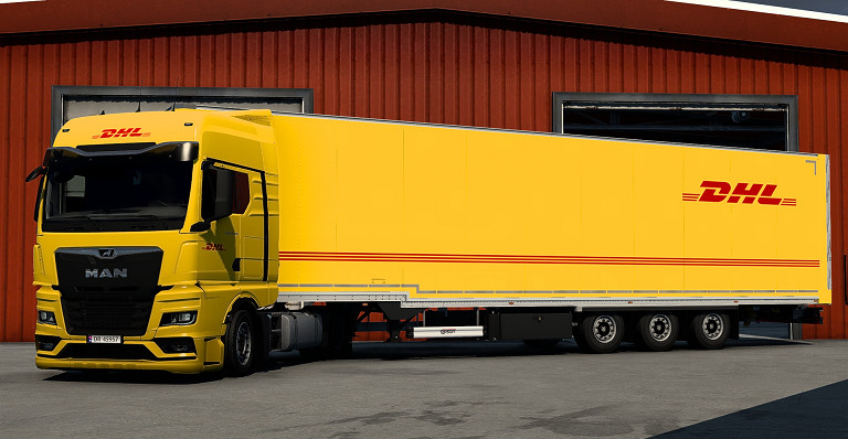 MAN TGX 2020 DHL Combo Skin